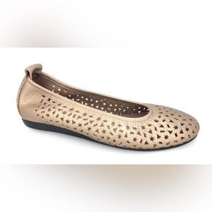 Arche Lilly Ballet Flat Rose Gold